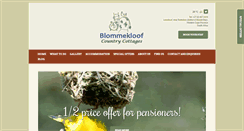 Desktop Screenshot of blommekloof.co.za